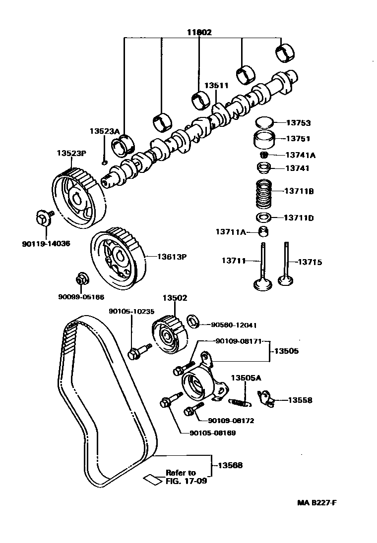 1302 — CAMSHAFT & VALVE