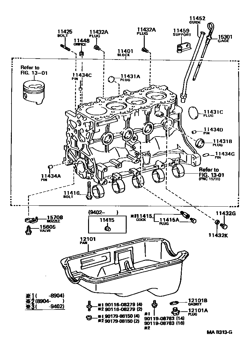 1105 — CYLINDER BLOCK