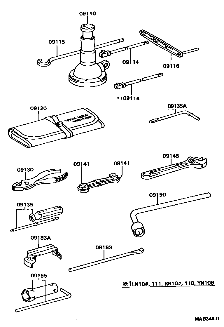 0901 — STANDARD TOOL