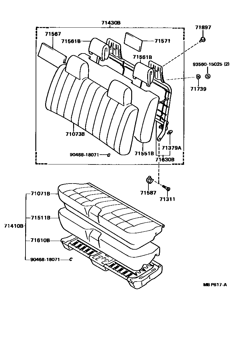 7151 — SEAT & SEAT TRACK
