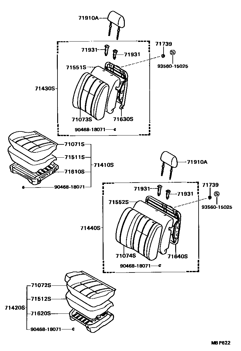 7151 — SEAT & SEAT TRACK