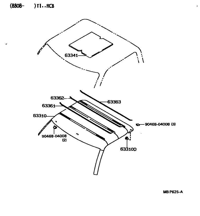 6452 — ROOF HEADLINING & SILENCER PAD