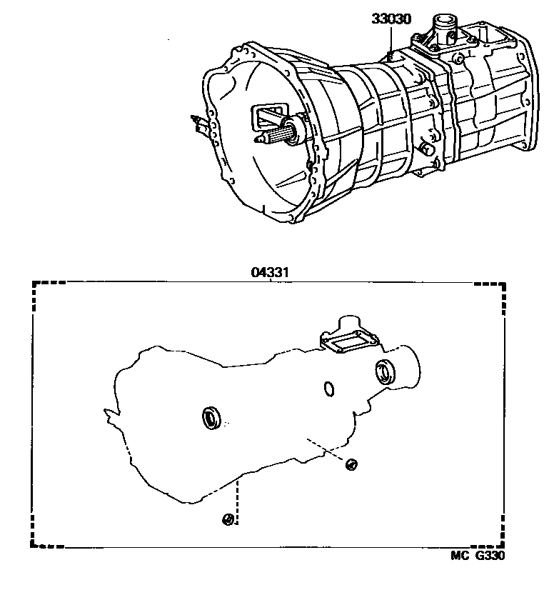 3301 — TRANSAXLE OR TRANSMISSION ASSY & GASKET KIT (MTM)