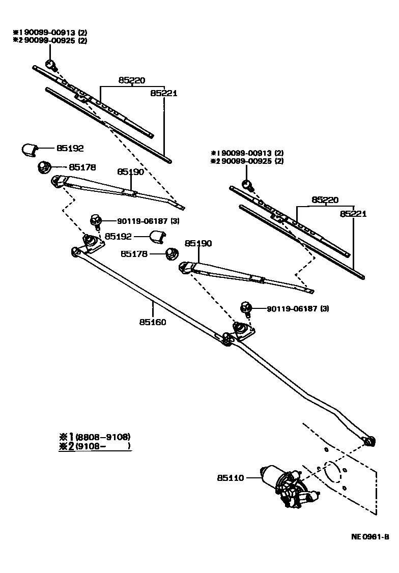 8501 — WINDSHIELD WIPER