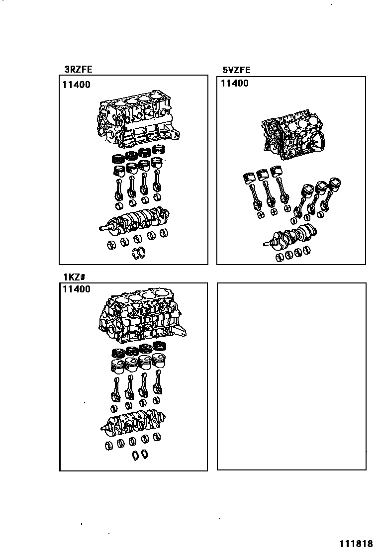 1102 — SHORT BLOCK ASSEMBLY