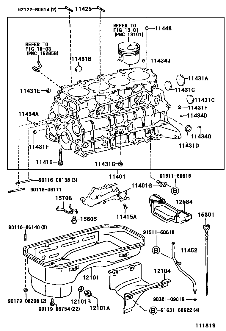 1105 — CYLINDER BLOCK