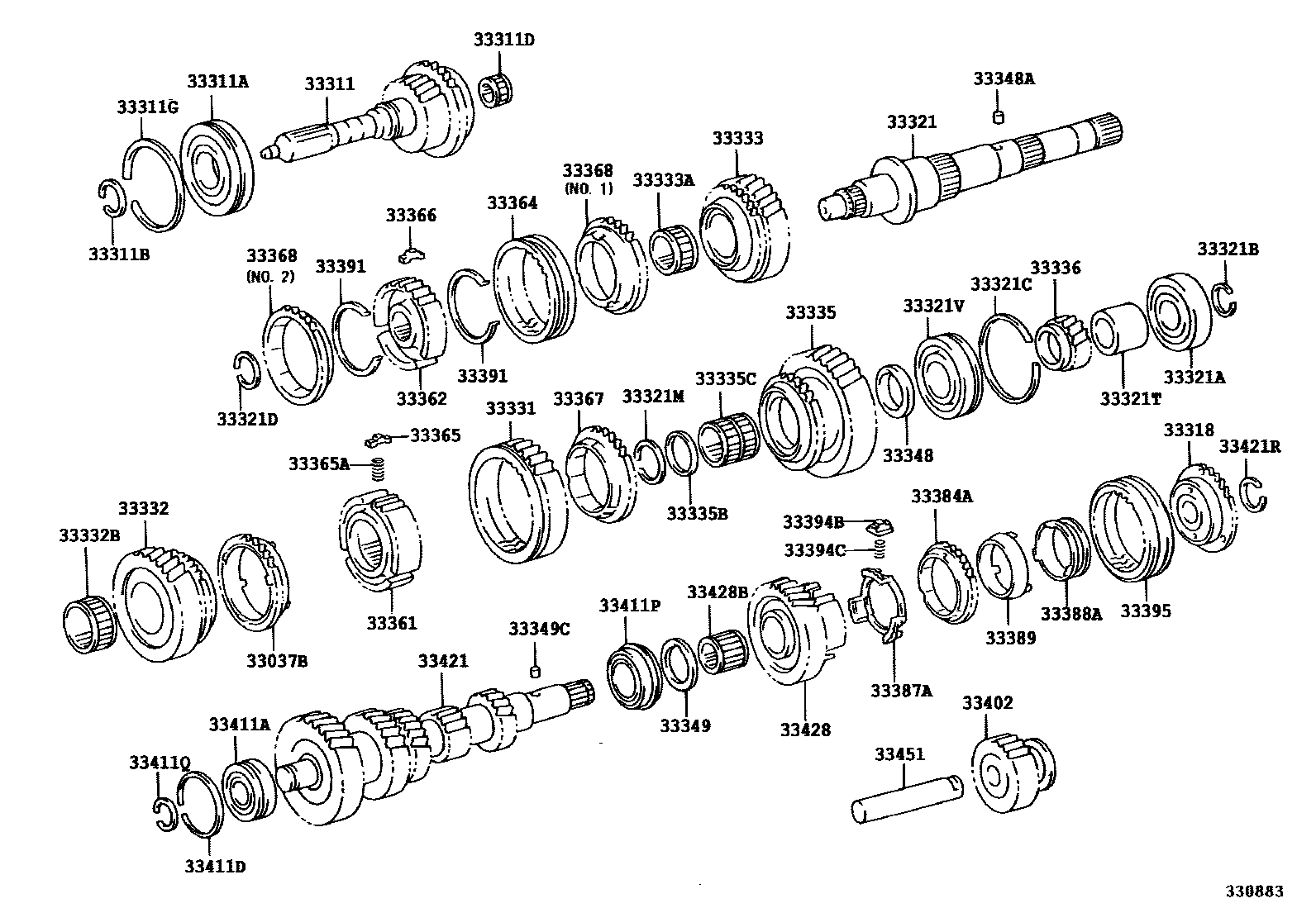 3305 — TRANSMISSION GEAR (MTM)