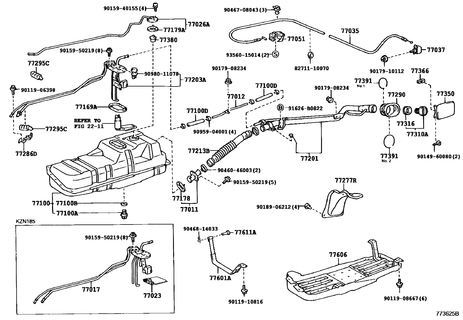 7751 — FUEL TANK & TUBE