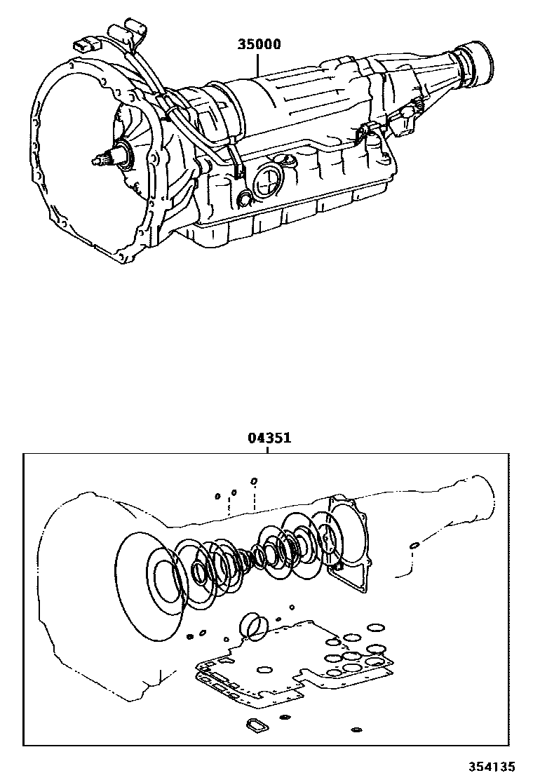 3501 — TRANSAXLE OR TRANSMISSION ASSY & GASKET KIT (ATM)