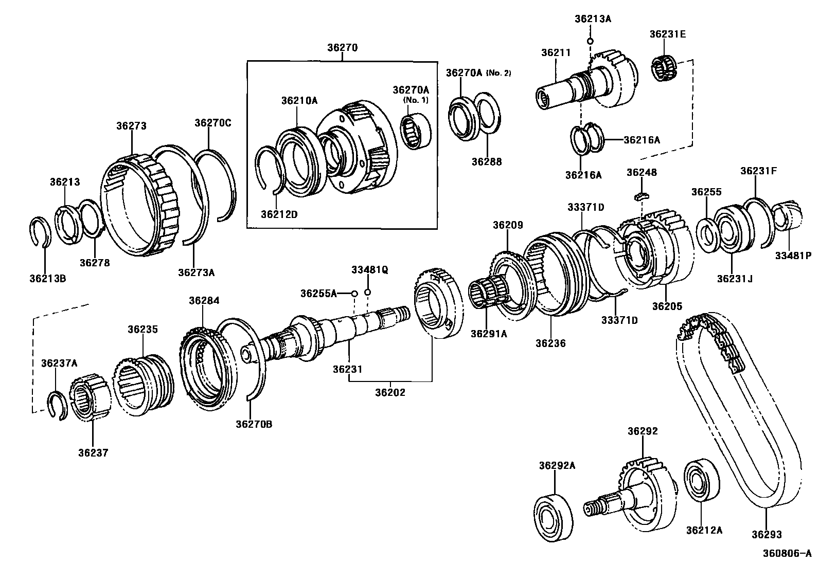 3610 — TRANSFER GEAR