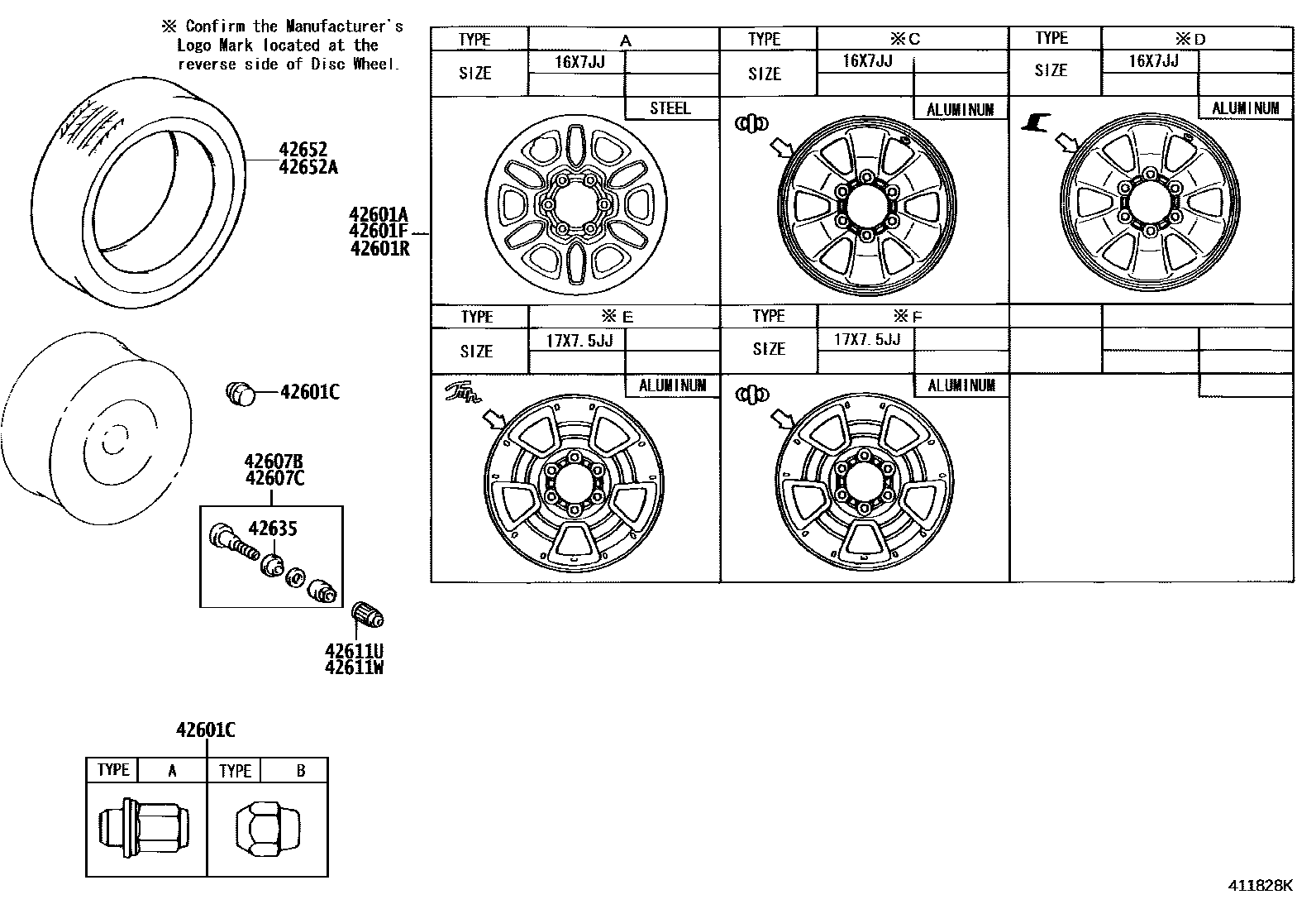4103 — DISC WHEEL & WHEEL CAP