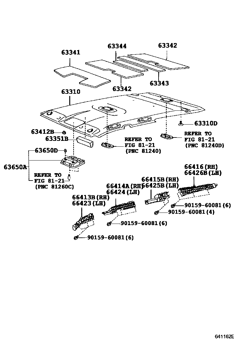 6452 — ROOF HEADLINING & SILENCER PAD