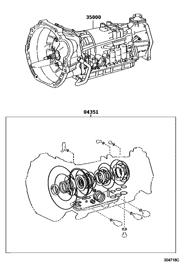 3501 — TRANSAXLE OR TRANSMISSION ASSY & GASKET KIT (ATM)