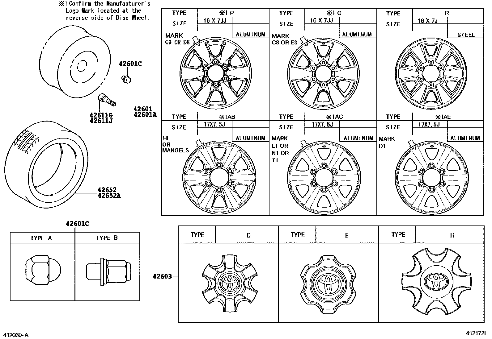 4103 — DISC WHEEL & WHEEL CAP