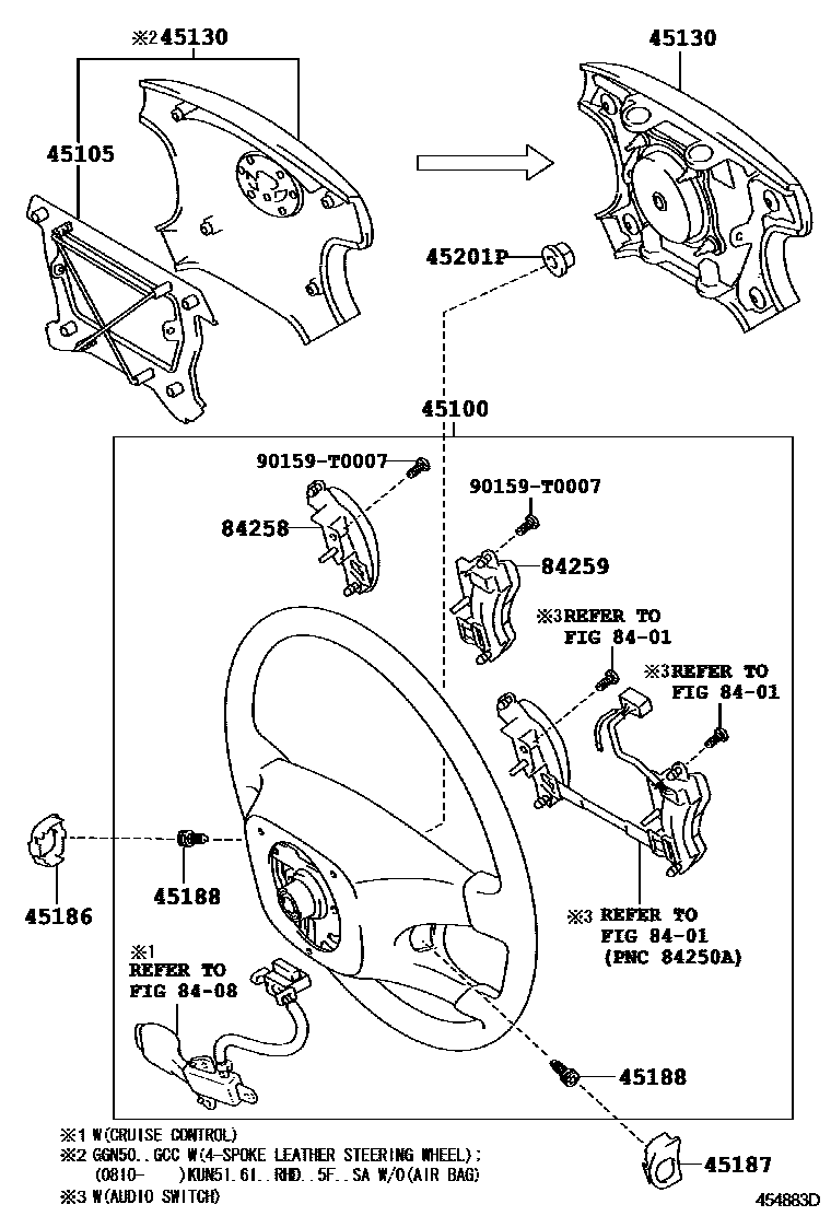 4504 — STEERING WHEEL
