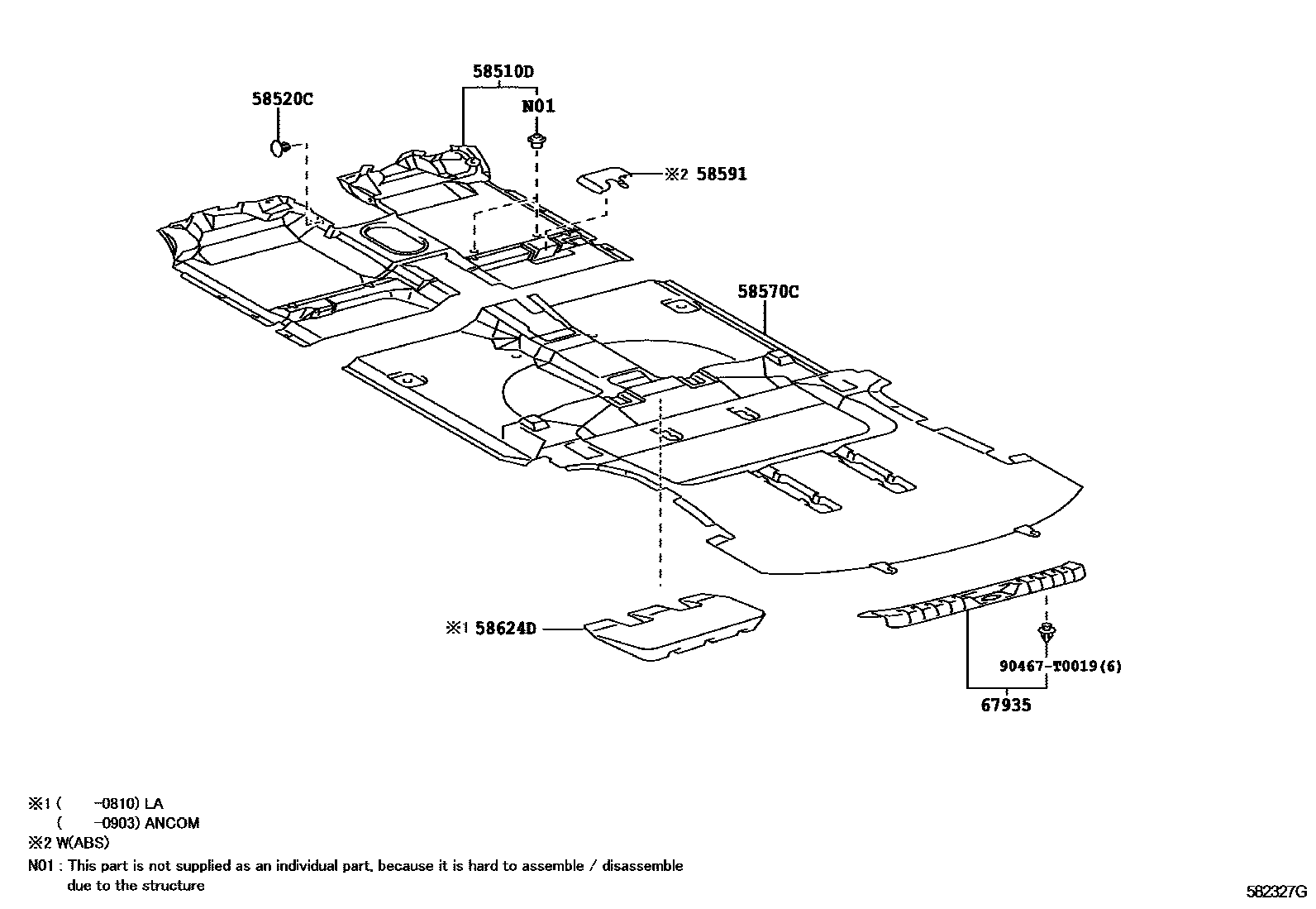 5854 — FLOOR MAT & SILENCER PAD