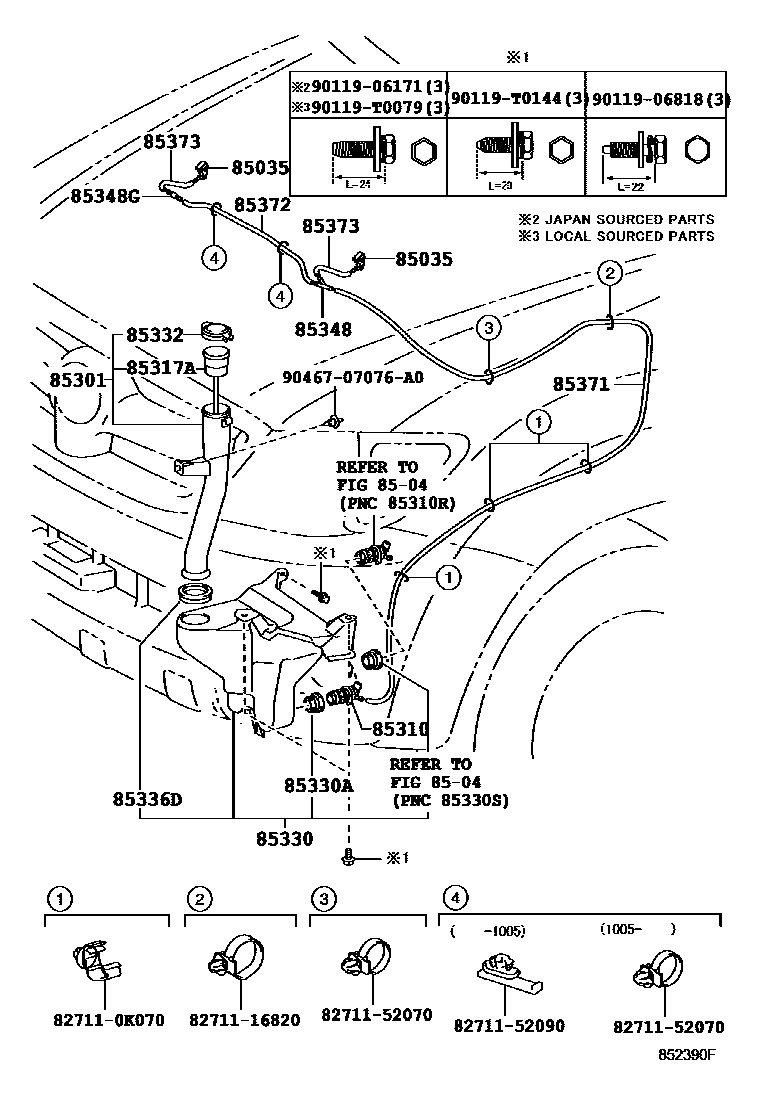 8503 — WINDSHIELD WASHER