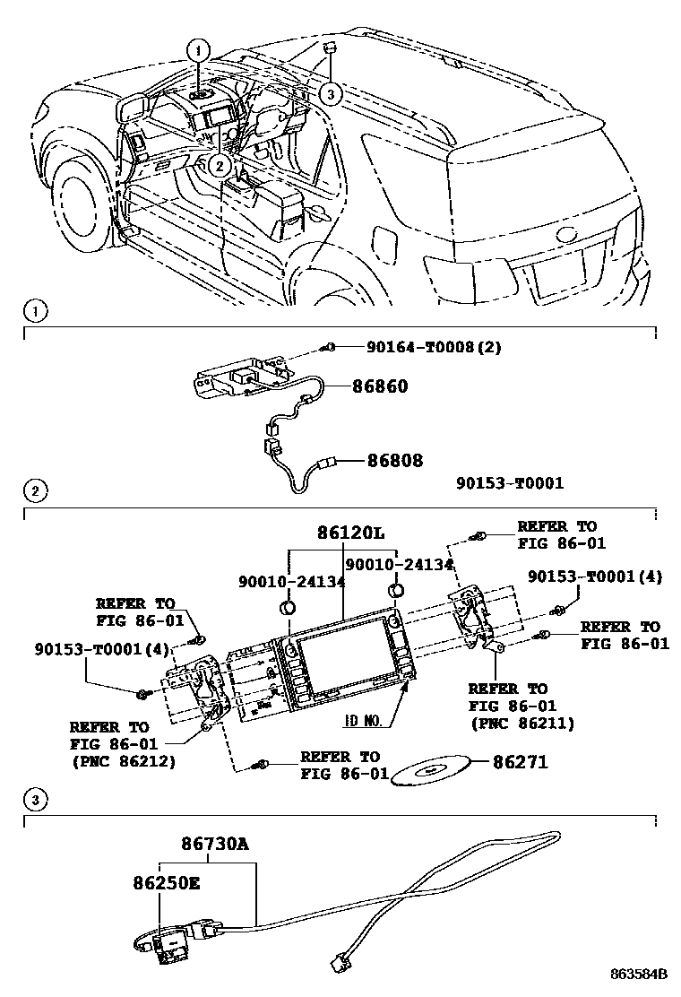 8603 — NAVIGATION & FRONT MONITOR DISPLAY