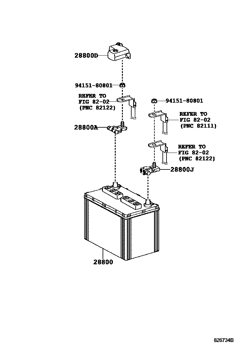 8201 — BATTERY & BATTERY CABLE