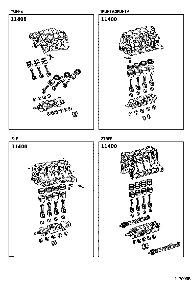 1102 — SHORT BLOCK ASSEMBLY