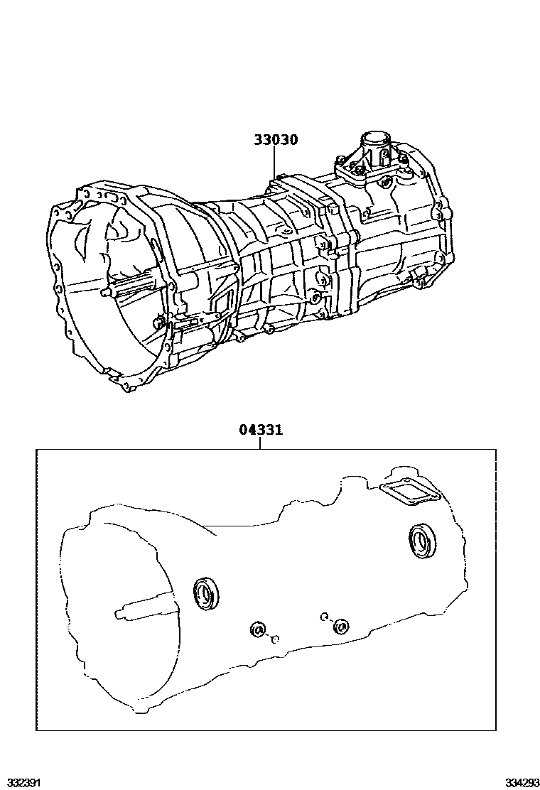 3301 — TRANSAXLE OR TRANSMISSION ASSY & GASKET KIT (MTM)