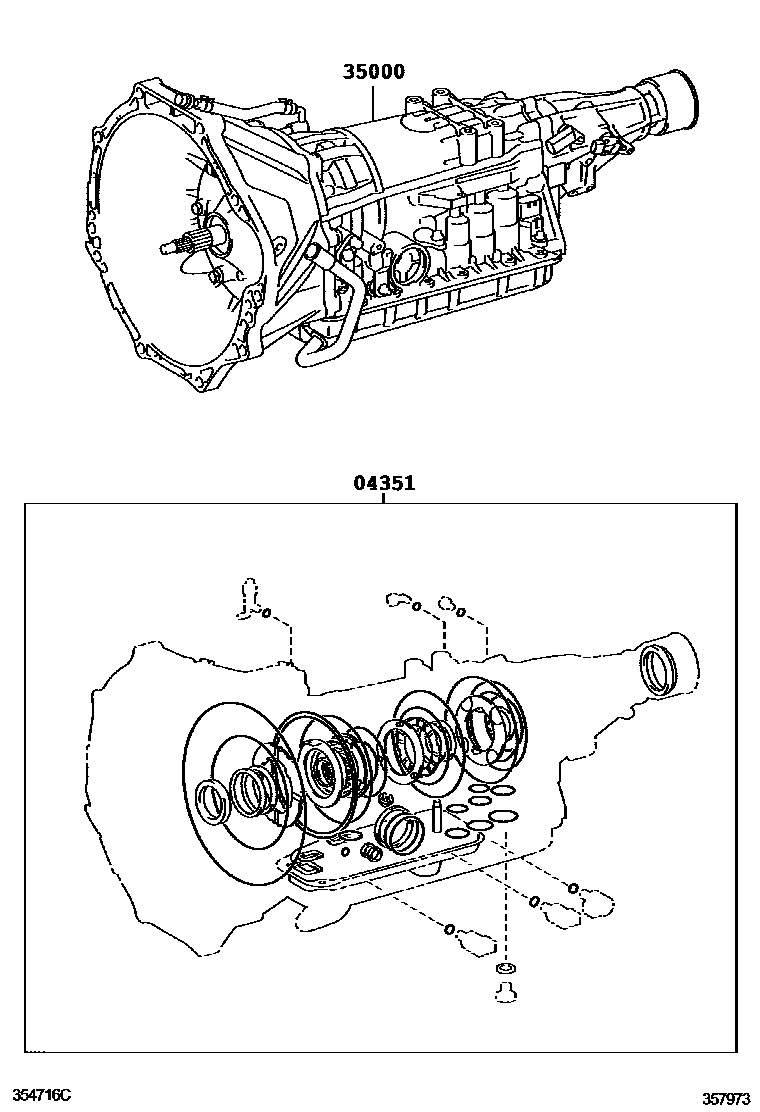 3501 — TRANSAXLE OR TRANSMISSION ASSY & GASKET KIT (ATM)
