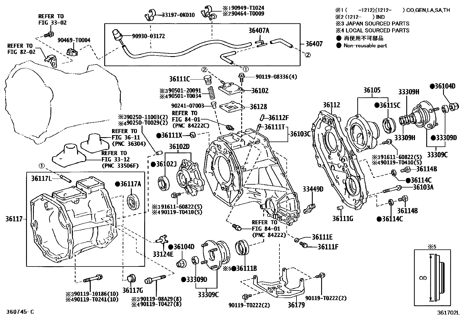 3609 — TRANSFER CASE & EXTENSION HOUSING