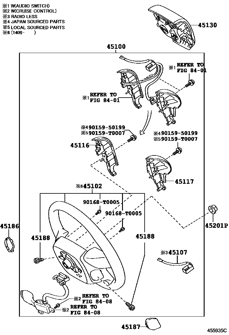 4504 — STEERING WHEEL