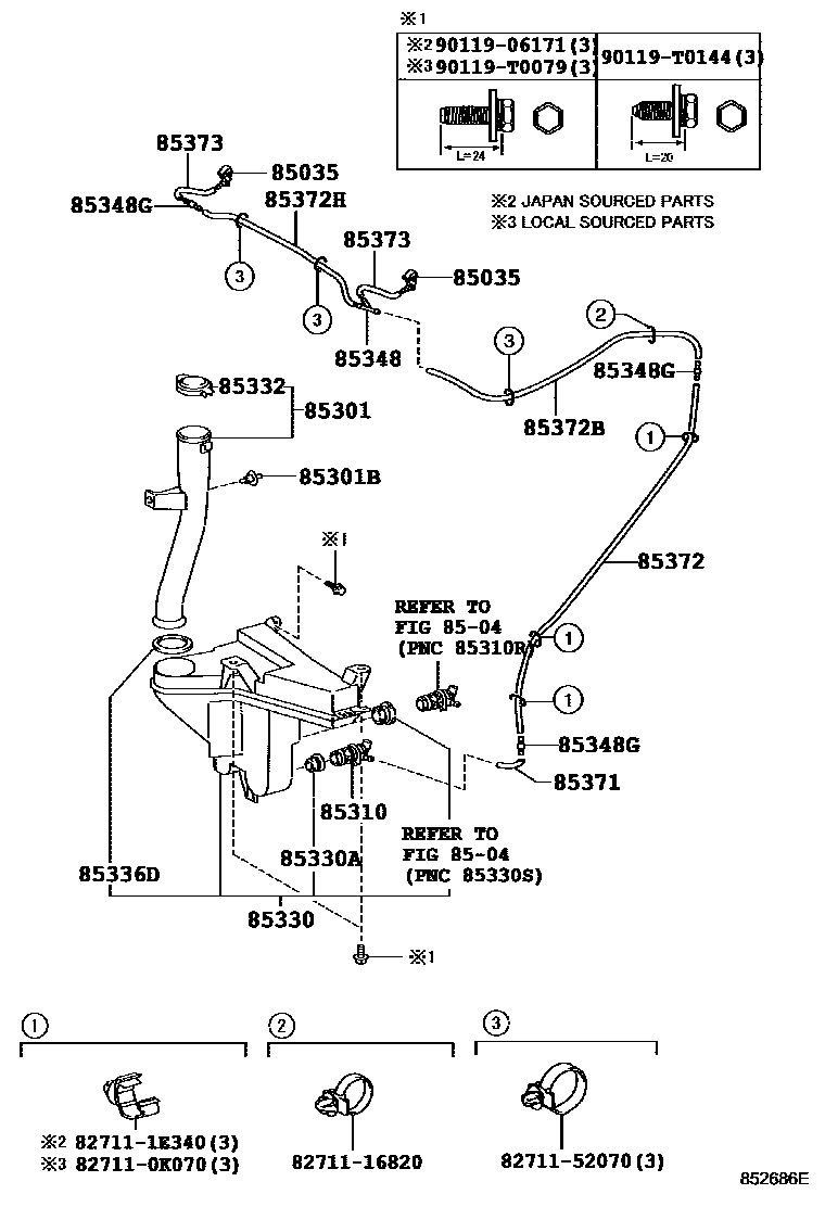 8503 — WINDSHIELD WASHER