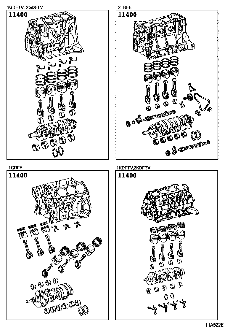 1102 — SHORT BLOCK ASSEMBLY