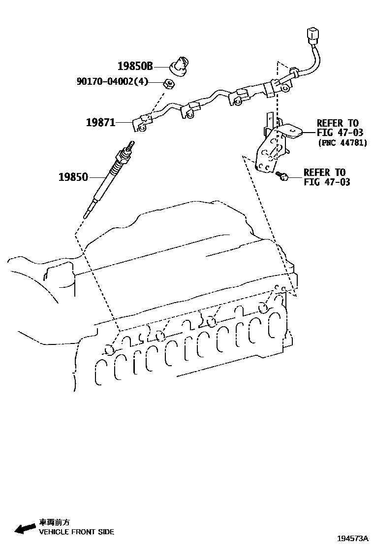 1901 — IGNITION COIL & SPARK PLUG / GLOW PLUG