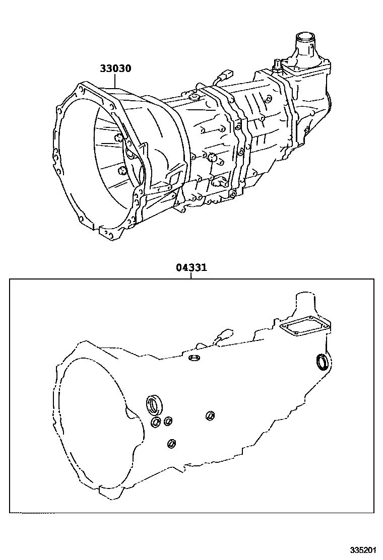 3301 — TRANSAXLE OR TRANSMISSION ASSY & GASKET KIT (MTM)