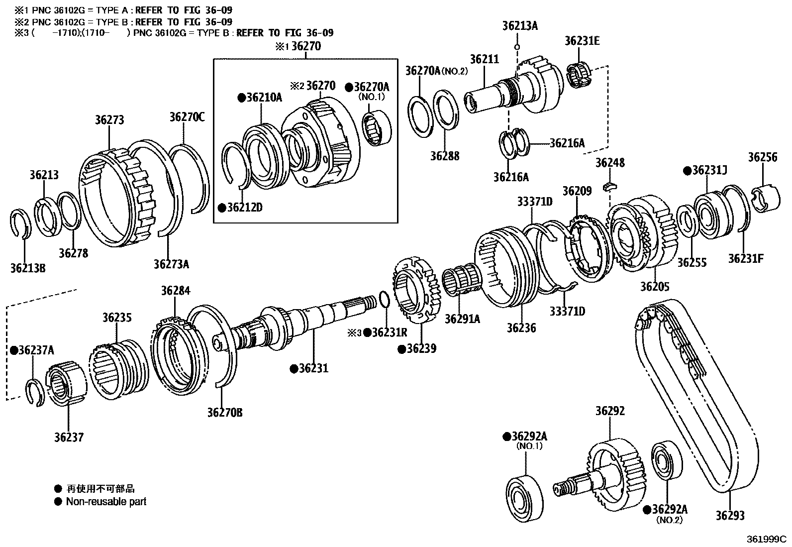 3610 — TRANSFER GEAR