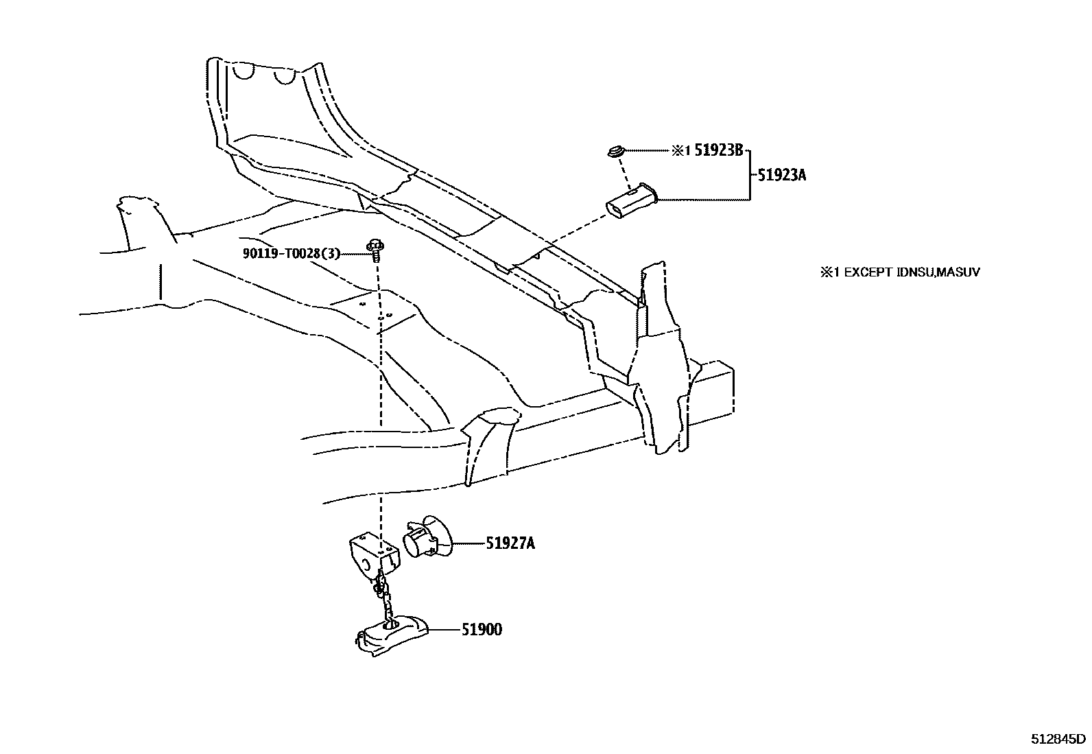 5153 — SPARE WHEEL CARRIER