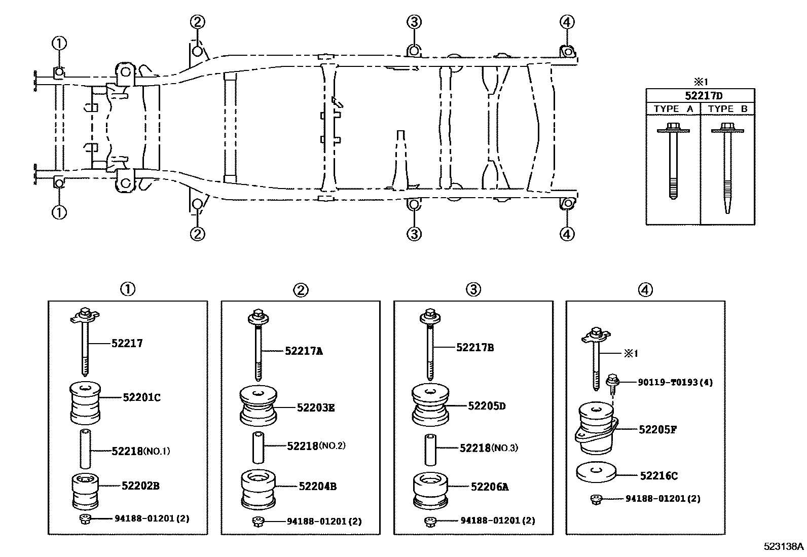 5251 — CAB MOUNTING & BODY MOUNTING