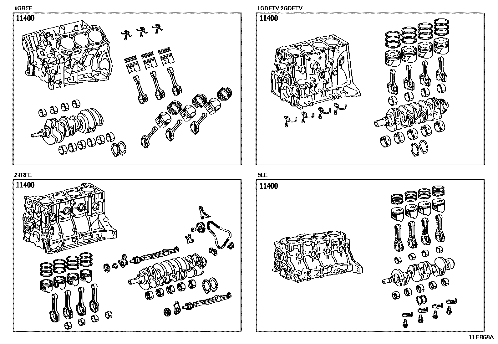 1102 — SHORT BLOCK ASSEMBLY