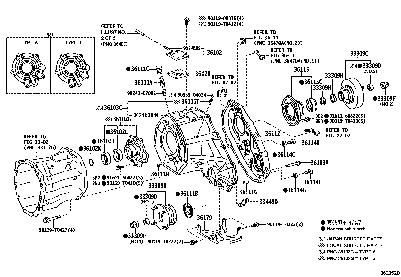 3609 — TRANSFER CASE & EXTENSION HOUSING