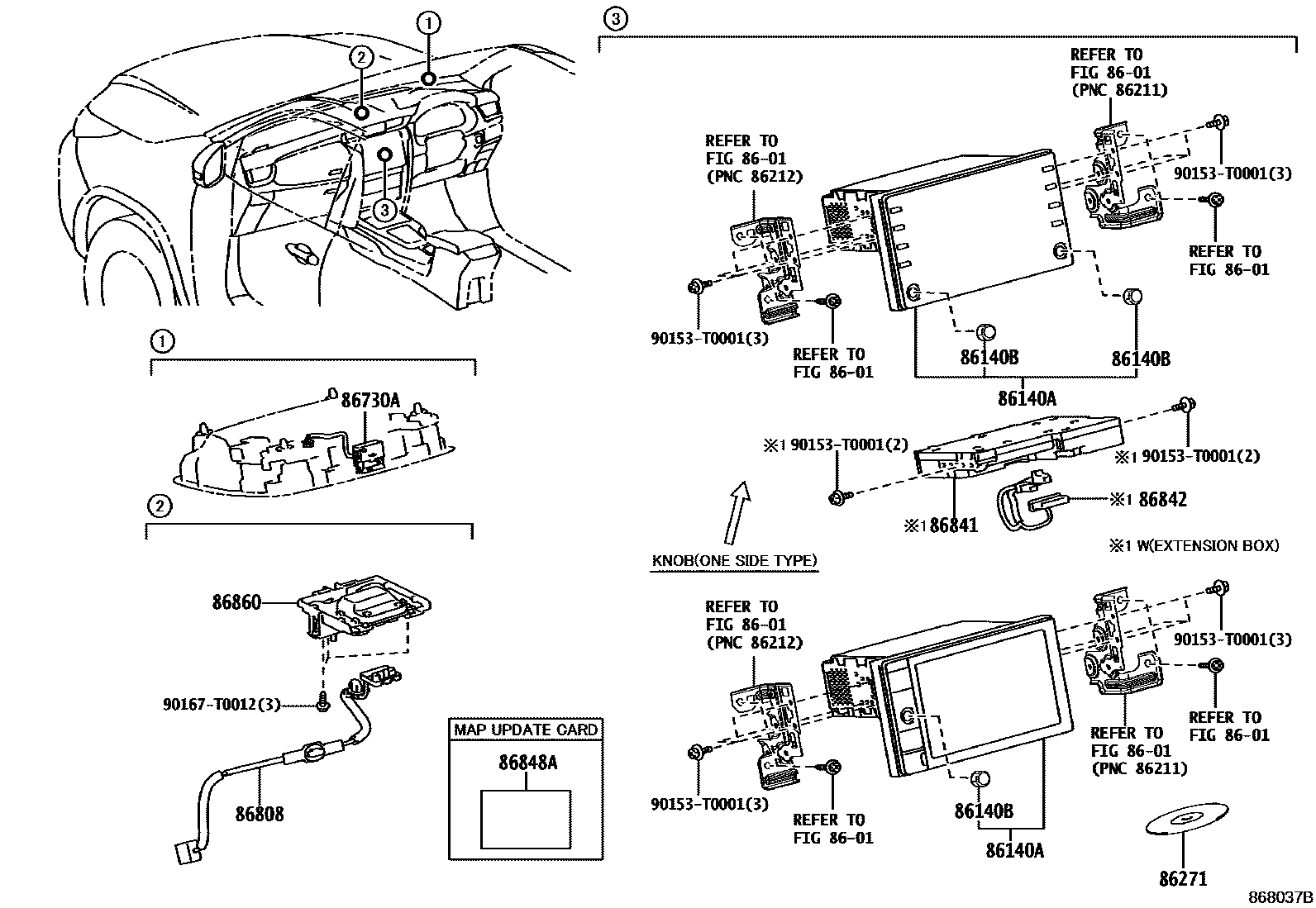 8603 — NAVIGATION & FRONT MONITOR DISPLAY