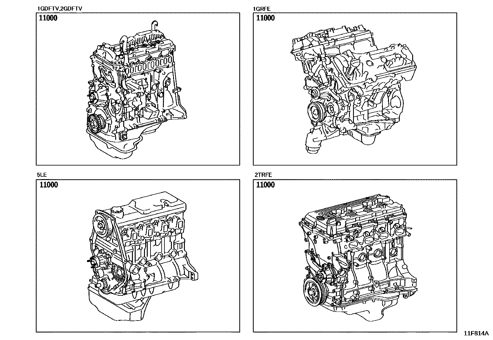 1101 — PARTIAL ENGINE ASSEMBLY