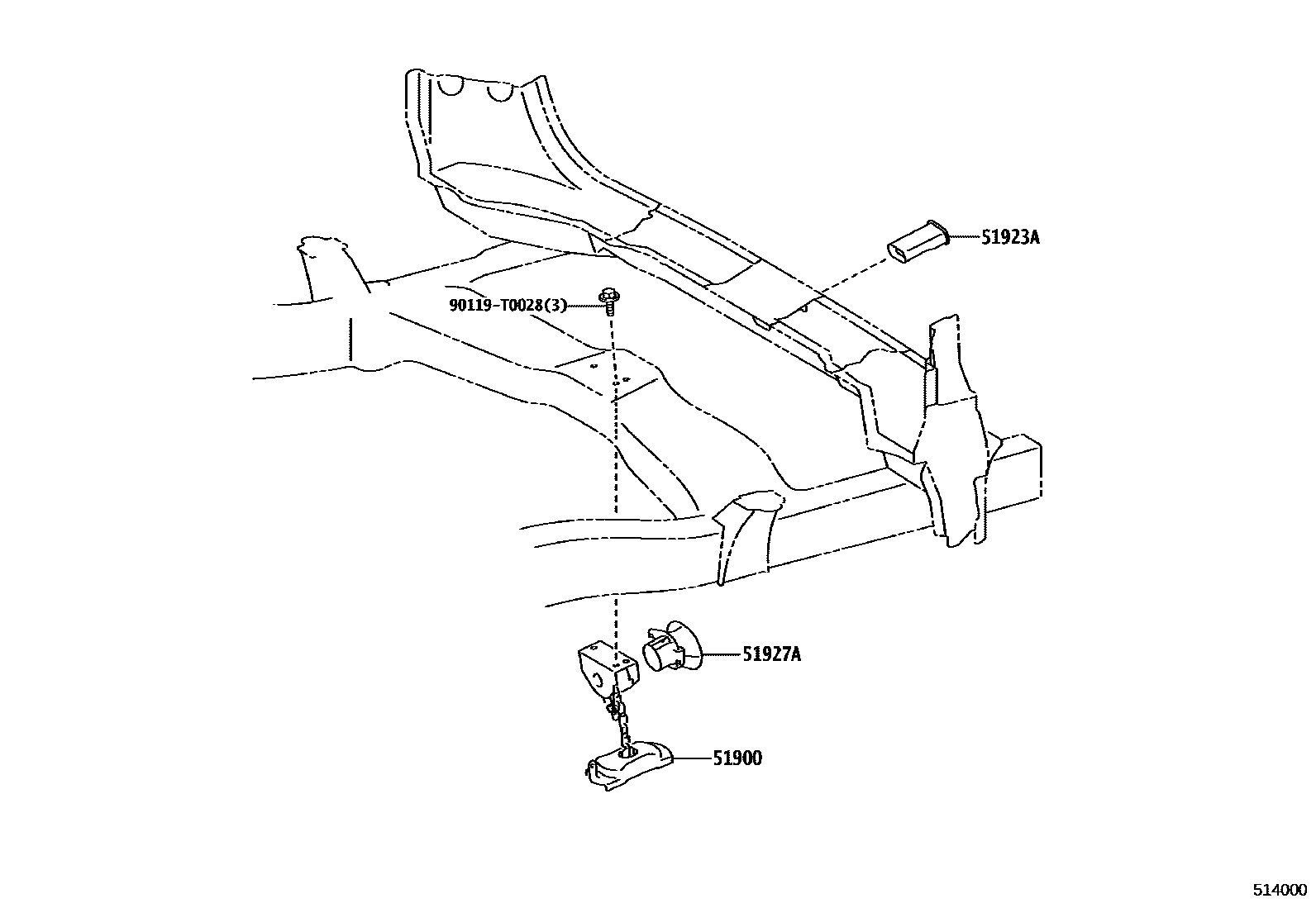 5153 — SPARE WHEEL CARRIER