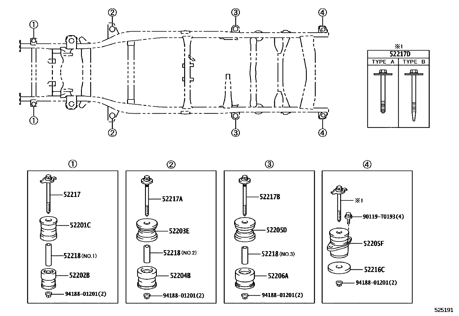 5251 — CAB MOUNTING & BODY MOUNTING