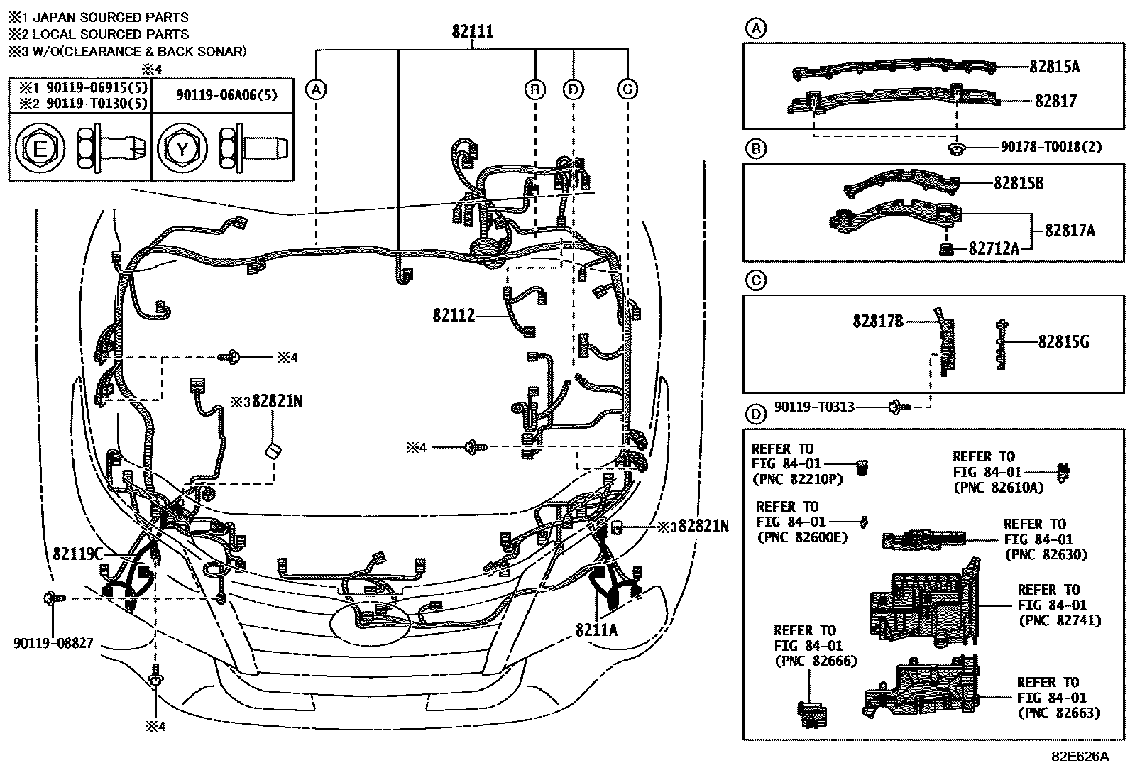 8202 — WIRING & CLAMP