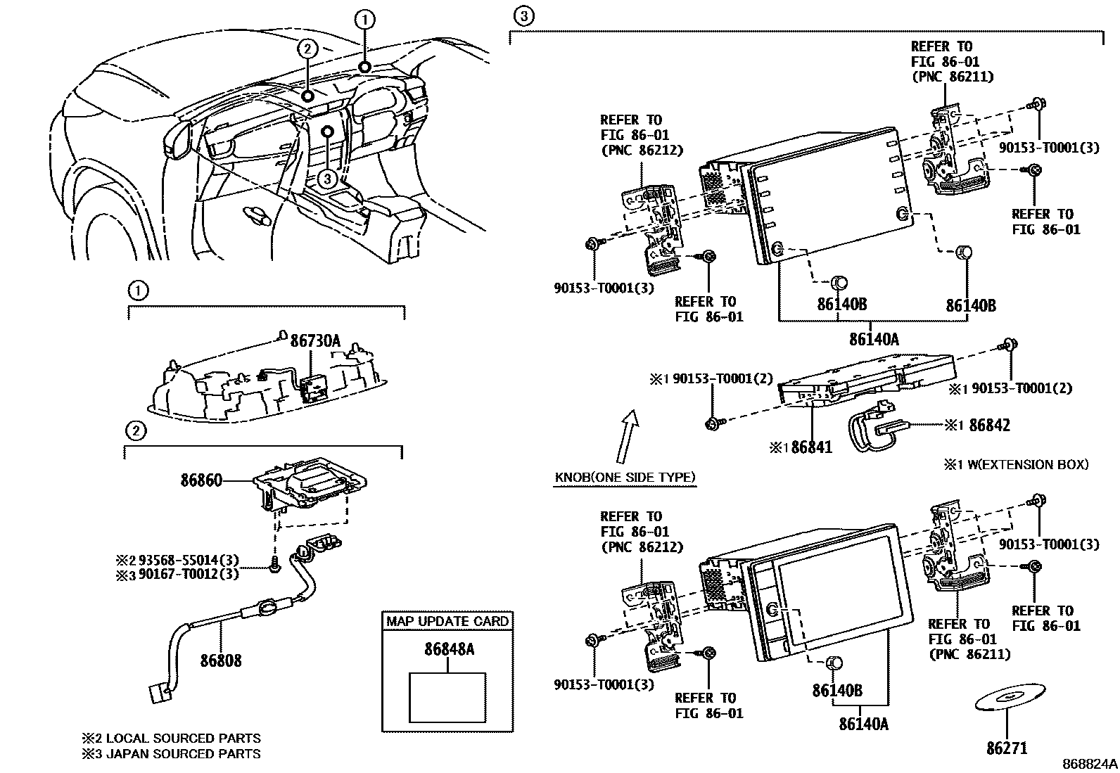 8603 — NAVIGATION & FRONT MONITOR DISPLAY