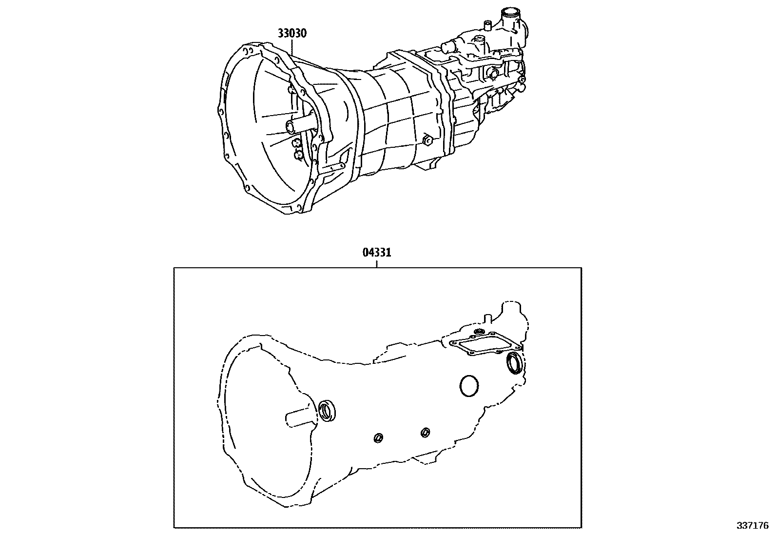 3301 — TRANSAXLE OR TRANSMISSION ASSY & GASKET KIT (MTM)