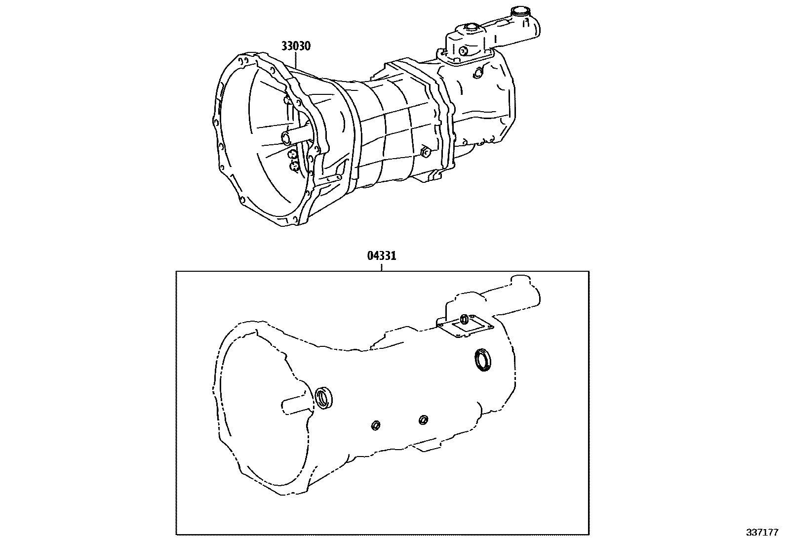3301 — TRANSAXLE OR TRANSMISSION ASSY & GASKET KIT (MTM)