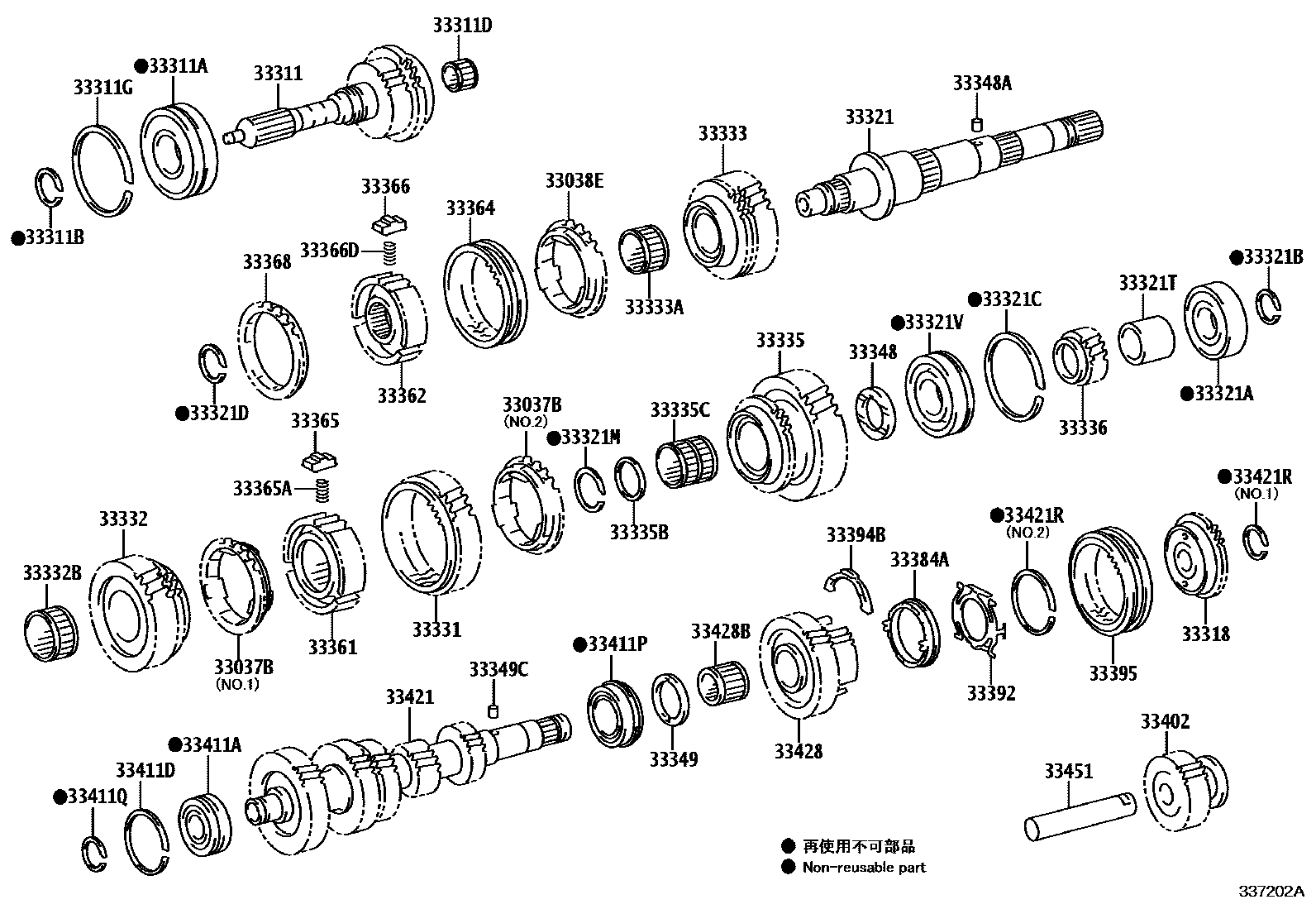 3305 — TRANSMISSION GEAR (MTM)
