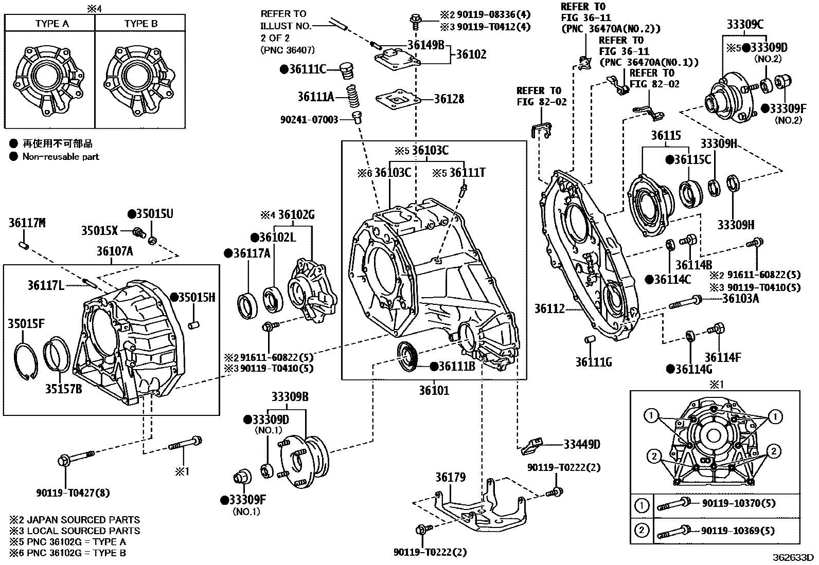 3609 — TRANSFER CASE & EXTENSION HOUSING