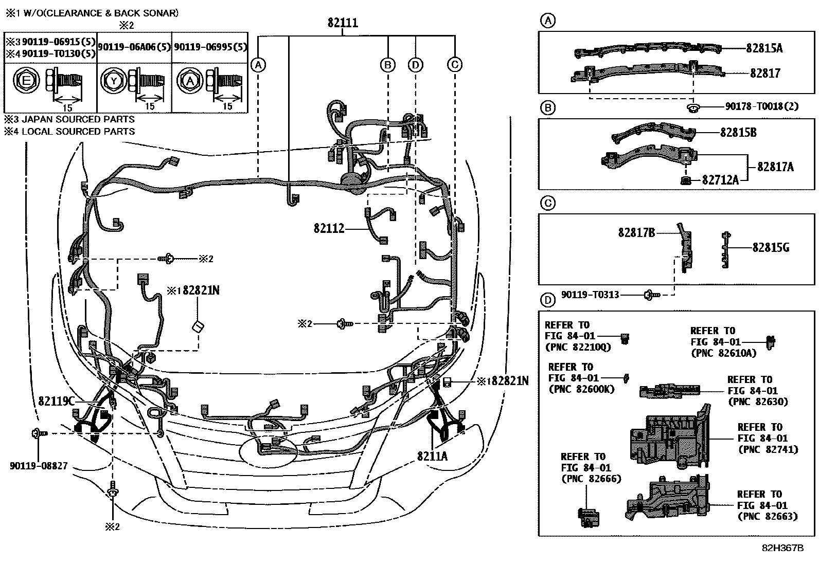 8202 — WIRING & CLAMP