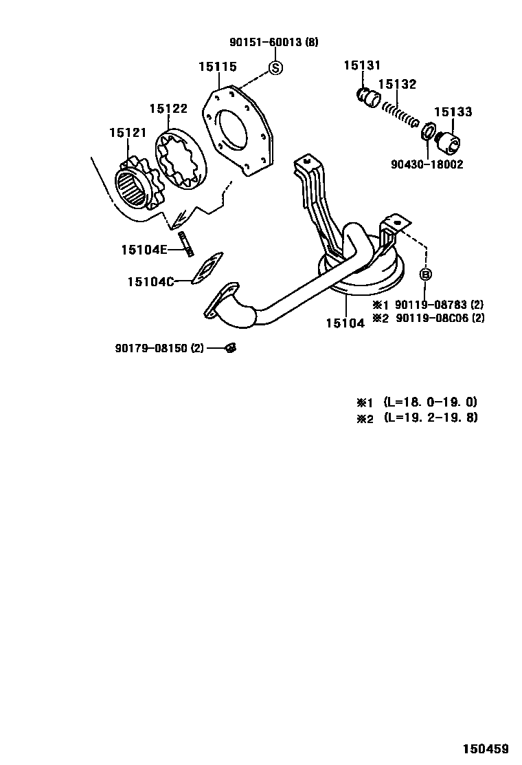 1501 — ENGINE OIL PUMP