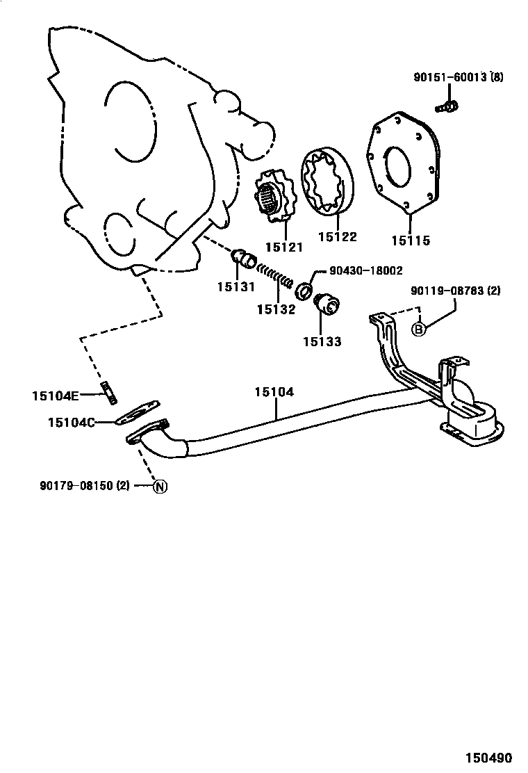 1501 — ENGINE OIL PUMP